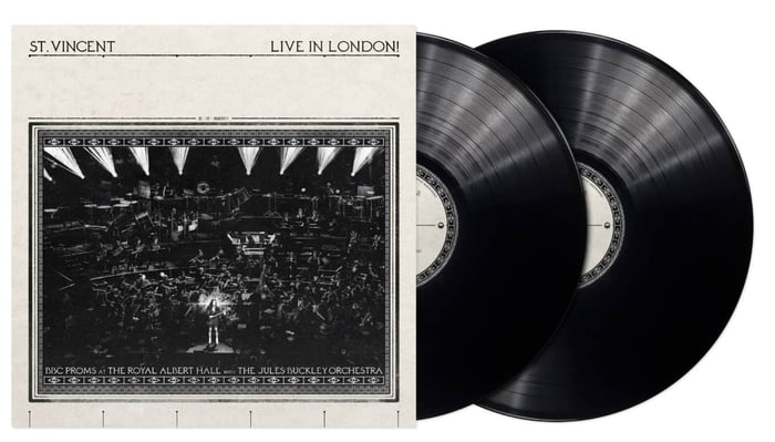 Vinyl cover art for St. Vincent Live In London album