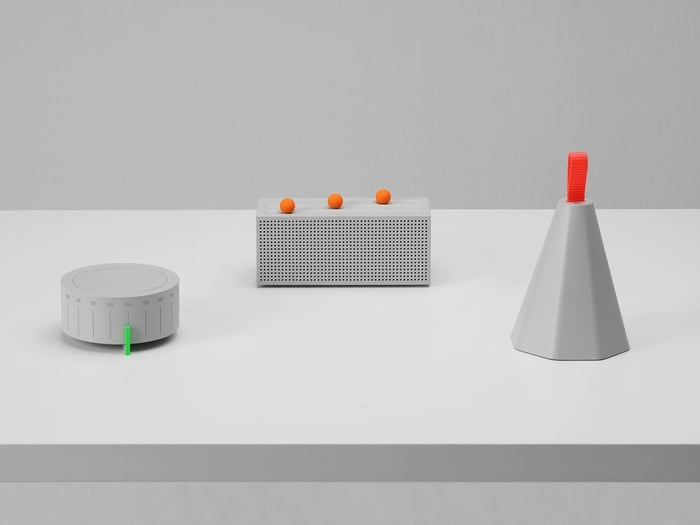 Collection of Tamed Digital Devices inviting touch and curiosity