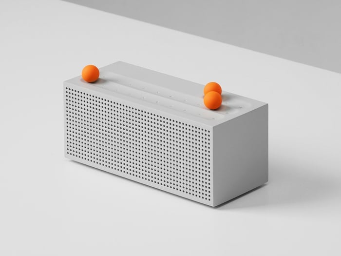 Close-up of the Balls on the Ball Internet Radio