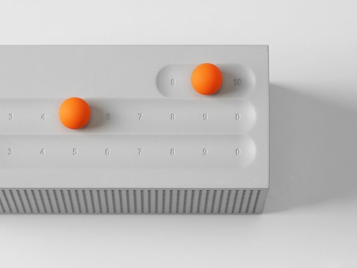 User interacting with the Balls on the Ball Internet Radio