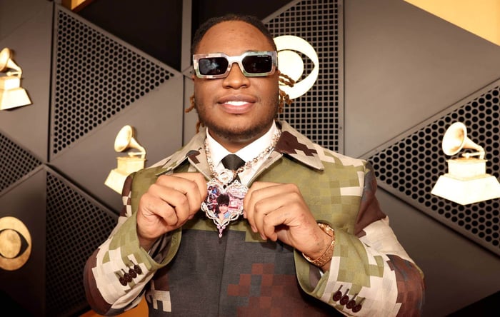 The legendary producer Tay Keith in 2024, credited to Johnny Nunez/Getty Images.