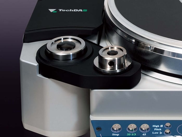 Heavy aluminum alloy platter of the Air Force IV