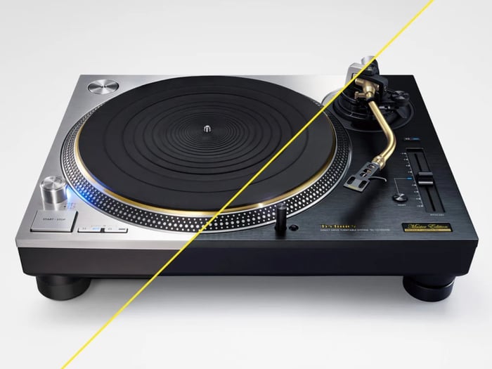 An elegant nod to decades of vinyl culture and timeless design.