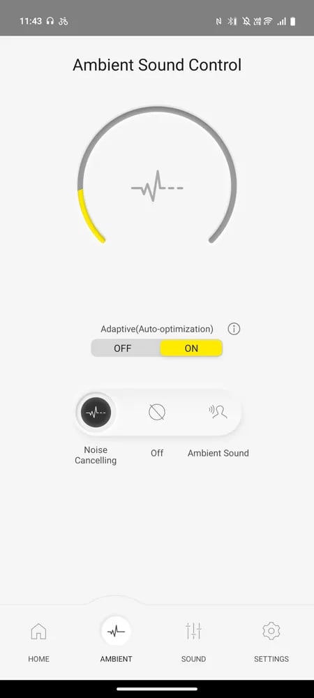 Technics EAH-AZ100 app interface 3