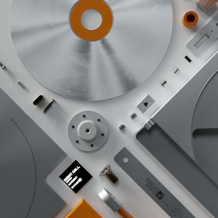 Teenage Engineering CD-P1 minimalist design close-up