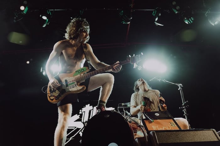 Bassist Cathal “T” McKenna and Daniel “Lango” Lang on drums. (Credit: Asher Selle)
