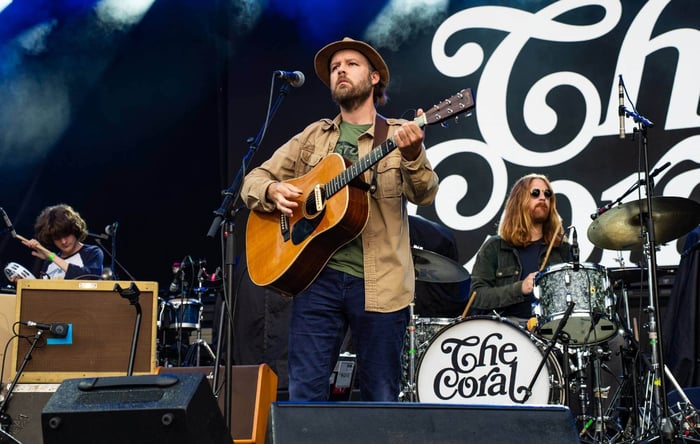 The Coral live on stage, capturing hearts while dodging mistaken betting complaints.