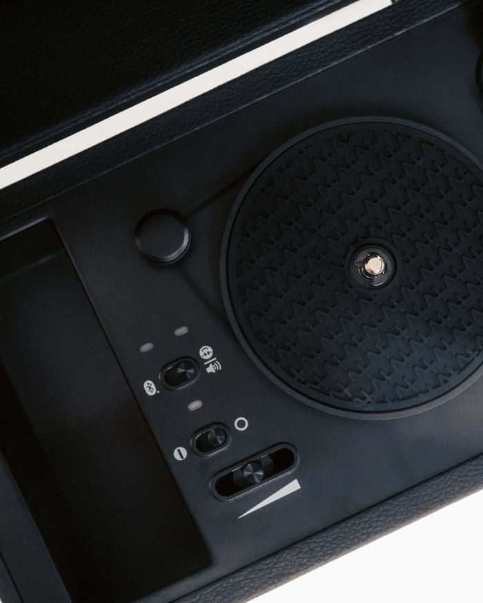 Tiny Vinyl Player suitcase-style closed view