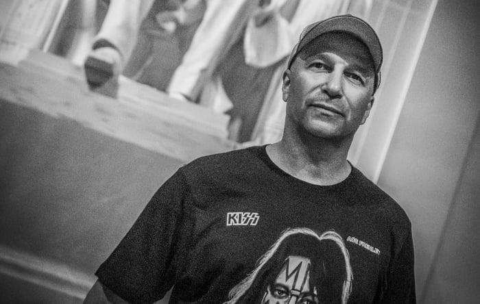 Tom Morello performing live. CREDIT: Rob DeMartin