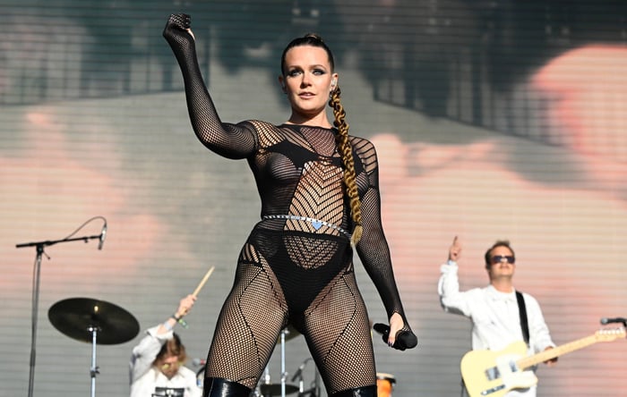 Tove Lo performing at BottleRock Napa Valley in 2023