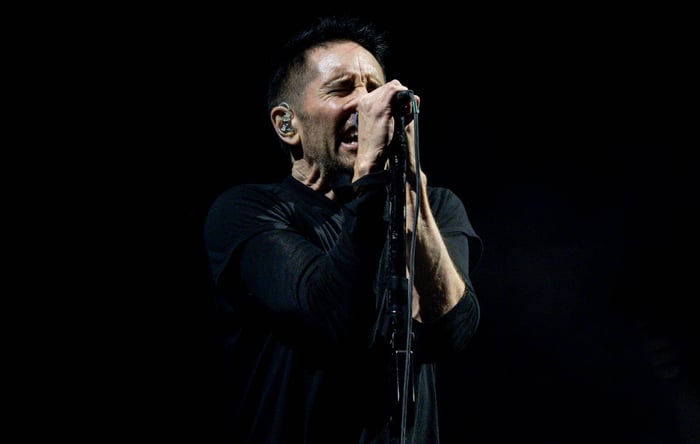 Trent Reznor performing live