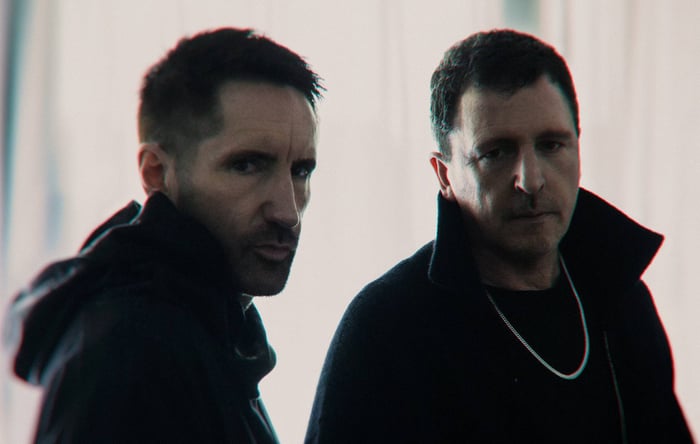 Trent Reznor and Atticus Ross, the minds behind the soundtrack.