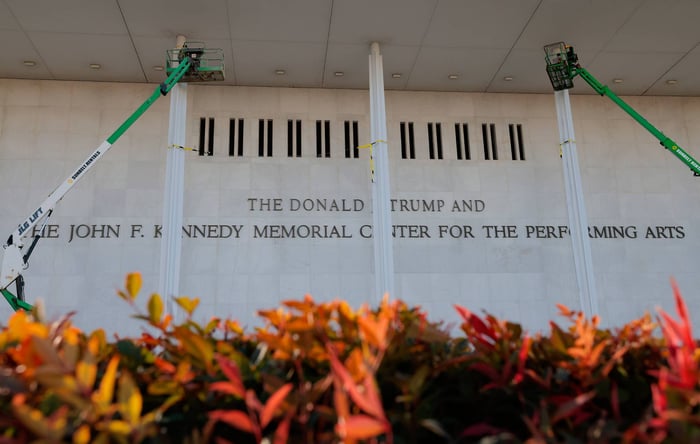 Kennedy Center with new Trump name