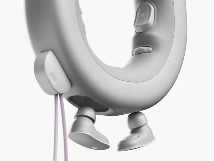 Close-up of Tuno’s circular design