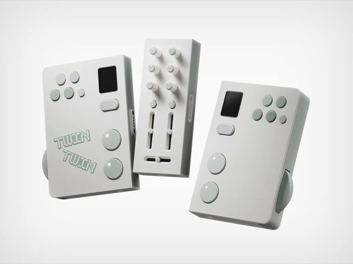 Minimalist and compact DJ player design