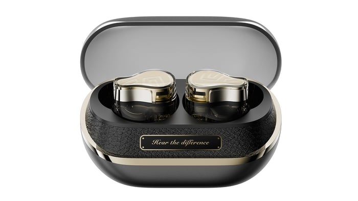 Soundpeats H3 earbuds semi-transparent casing showcasing internal design