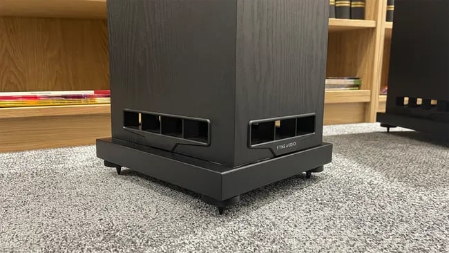 Fyne Audio F501E speakers angled view
