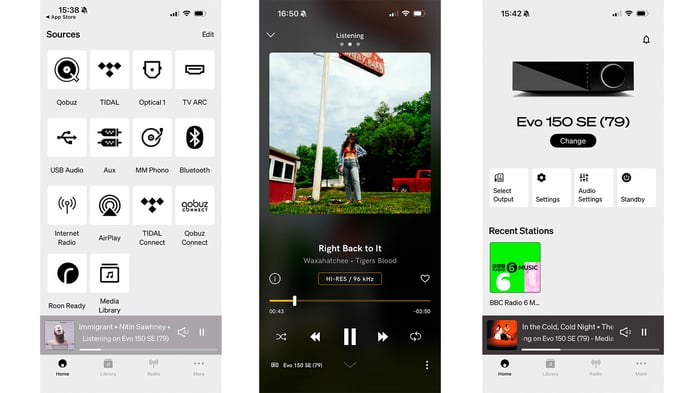 Cambridge Audio Evo 150 SE streaming options
