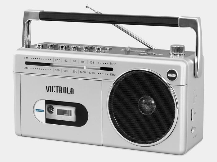 Victrola Mini Bluetooth Boombox front