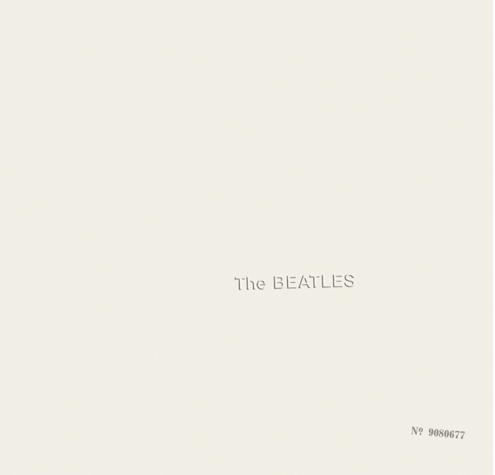 The Beatles’ White Album cover