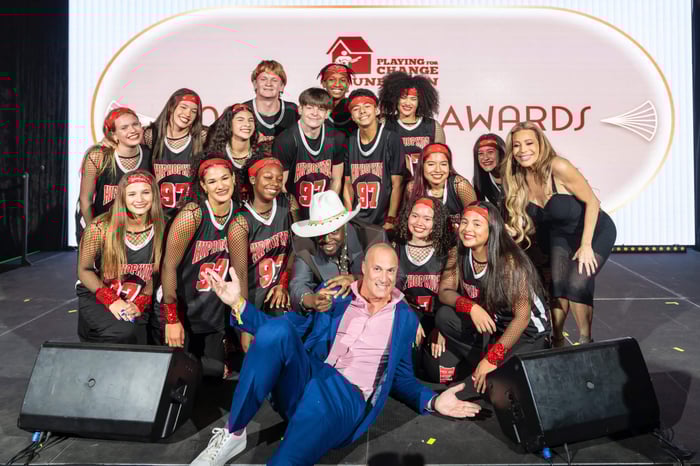 Wyclef Jean, Nigel Barker, Taylor Dane, and the Hip Hop Kidz at the Rubell Museum