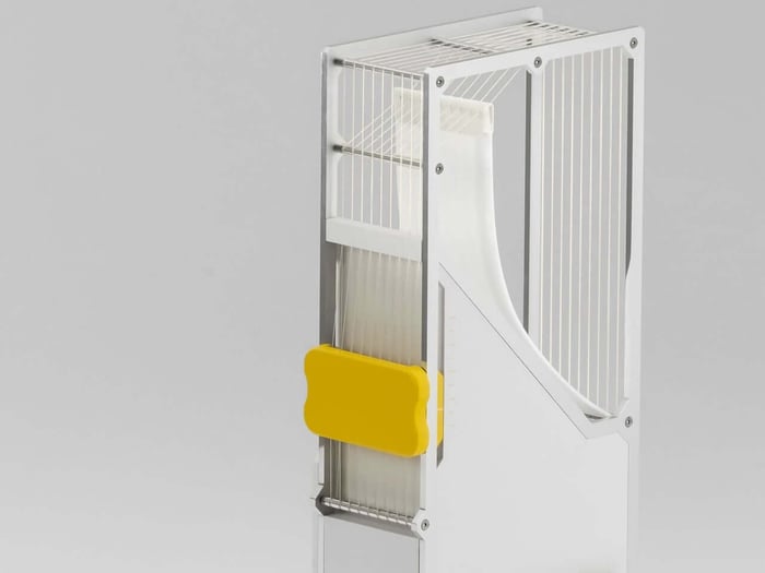 Yamaha Sail Concept Speaker showing tensioned sail diaphragm