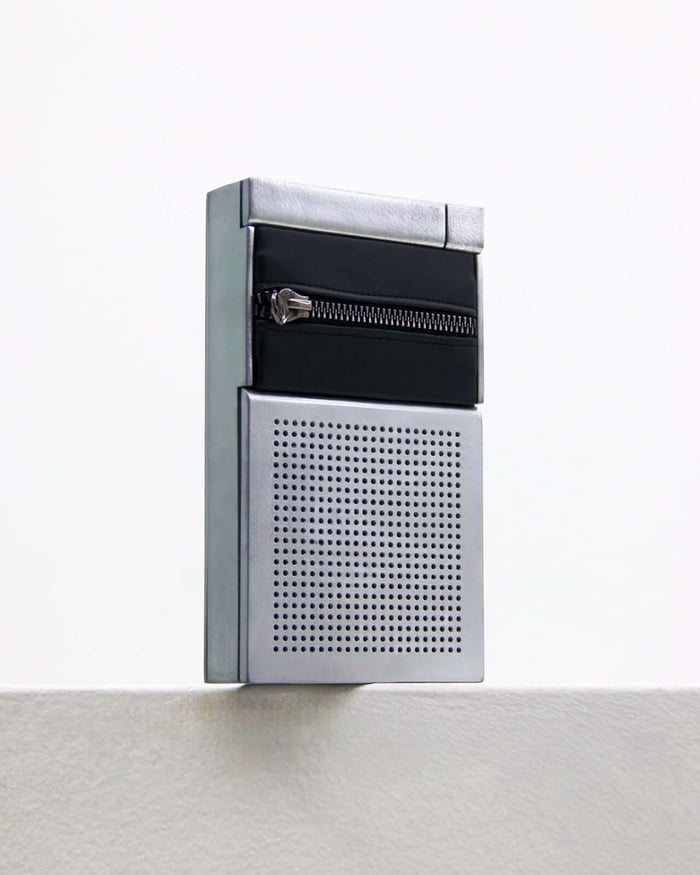 ZIP speaker standing confidently on a white background