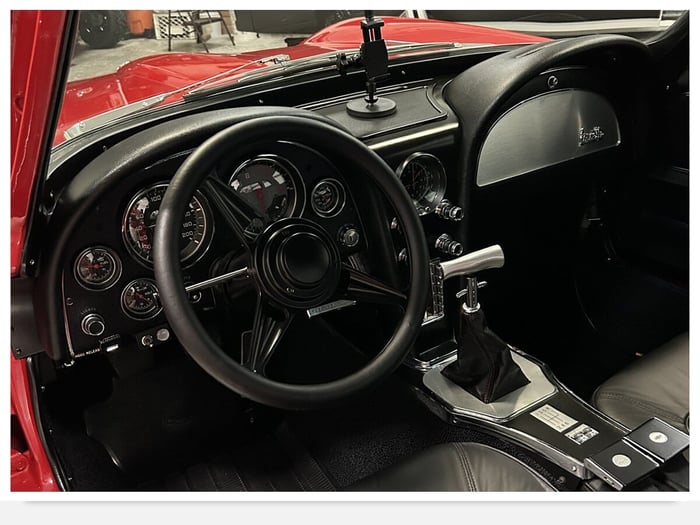 Interior of Richard's 1966 Corvette