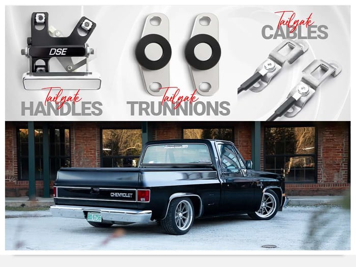 Detroit Speed Billet Tailgate Kits