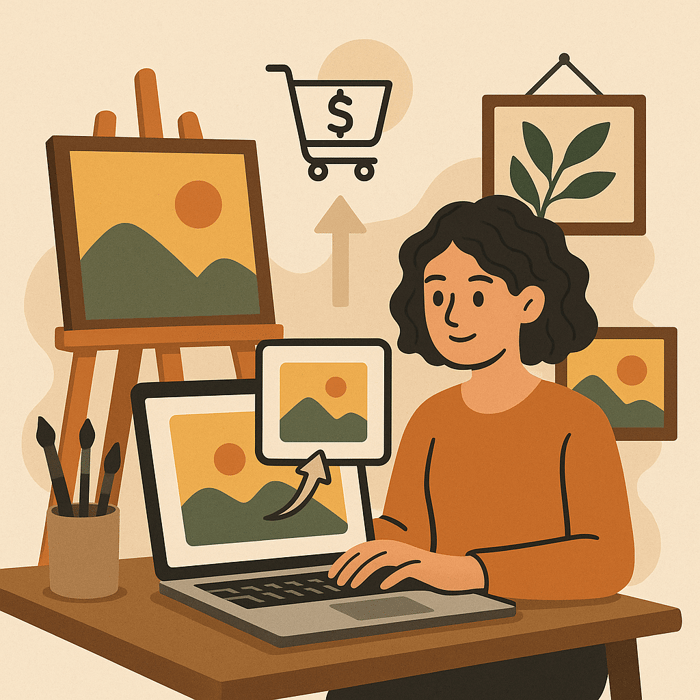 Selling Art from Home: A Step-by-Step Guide to Your First Sale
