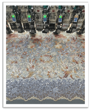 ผ้าลูกไม้ United Lace บนเวที Miss Universe Thailand