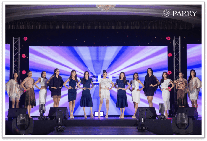 ผ้าลูกไม้ United Lace บนเวที Miss Universe Thailand