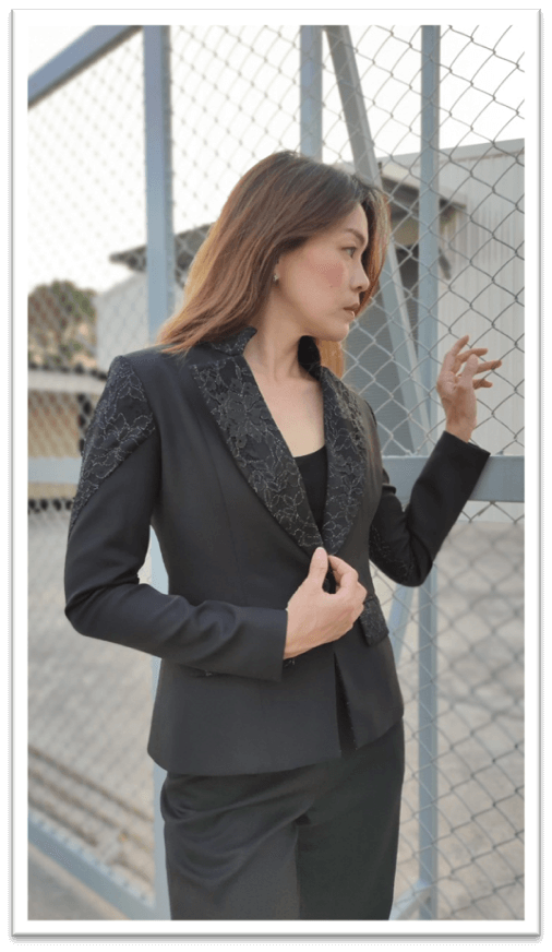 ผ้าลูกไม้ United Lace บนเวที Miss Universe Thailand