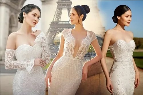 รูปแบบของลูกไม้ฝรั่งเศสมีขนาดเล็กและขนาดใหญ่ที่หลากหลาย มีความสวยงาม ความปรานีต และความหรูหรา