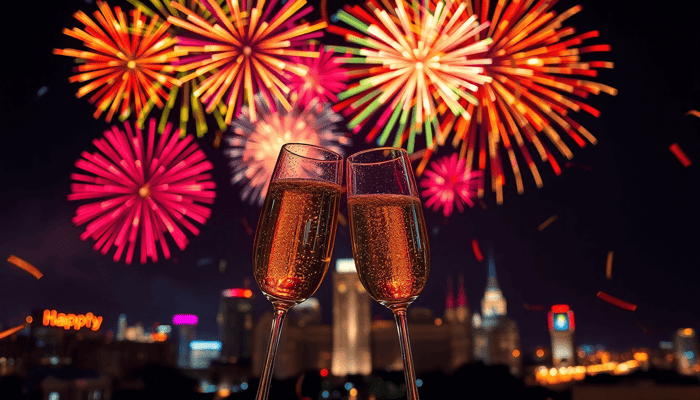 New Year’s Traditions 2025 in style