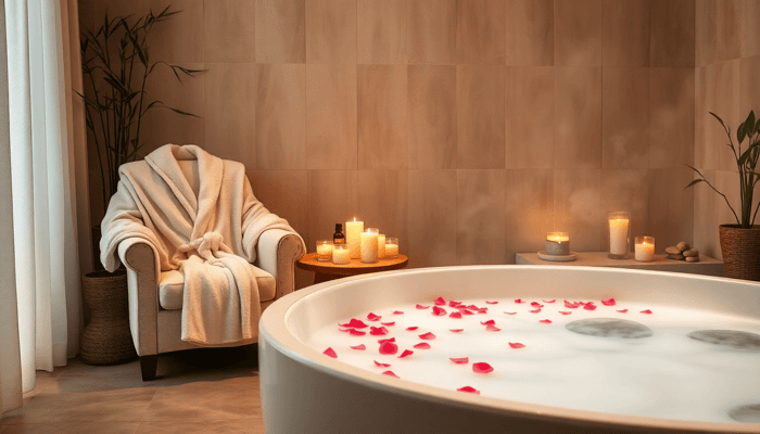 How to create a relaxing spa day at home this winter