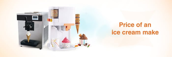 Price of an ice cream maker