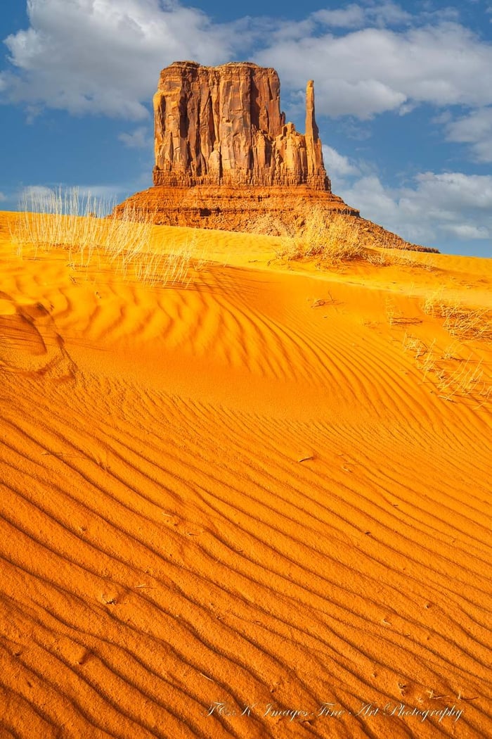 West Mitten and Sand - Monument Valley Tribal Park