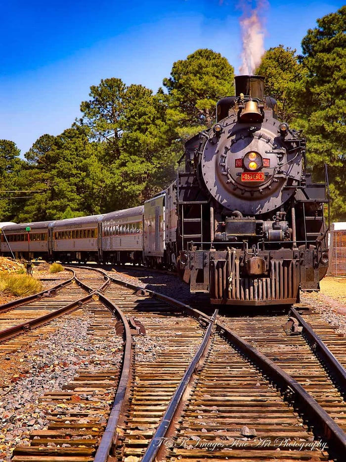Grand Canyon Railway #4960 At Grand Canyon Station