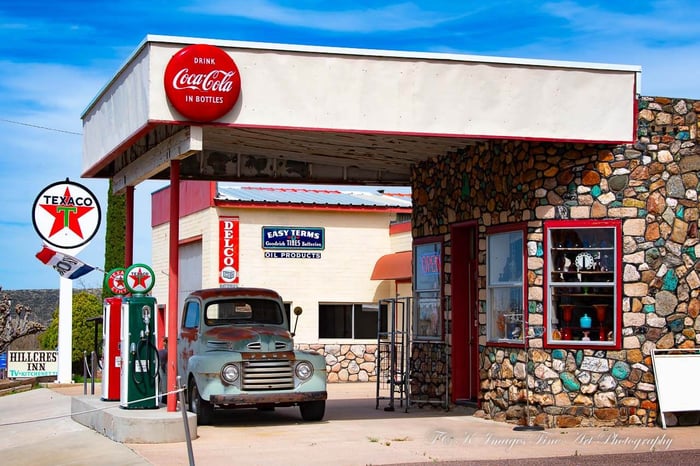 Vintage Gas Station