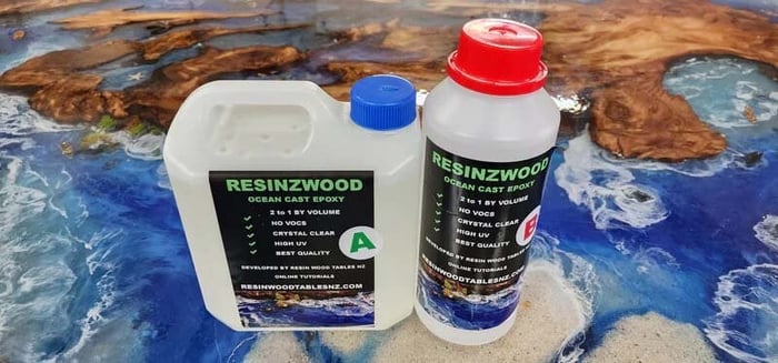 DIY How to make. Ocean Cast Epoxy in bottles