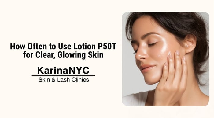 How Often to Use Lotion P50T for Clear, Glowing Skin