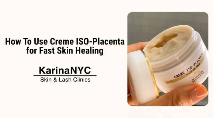 How To Use Creme ISO-Placenta for Fast Skin Healing