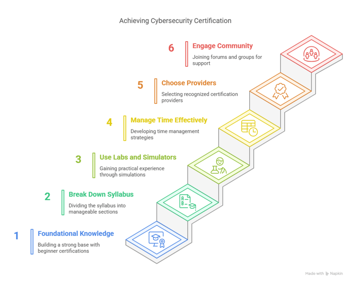 How to Manage the Difficulty of Cybersecurity Certifications