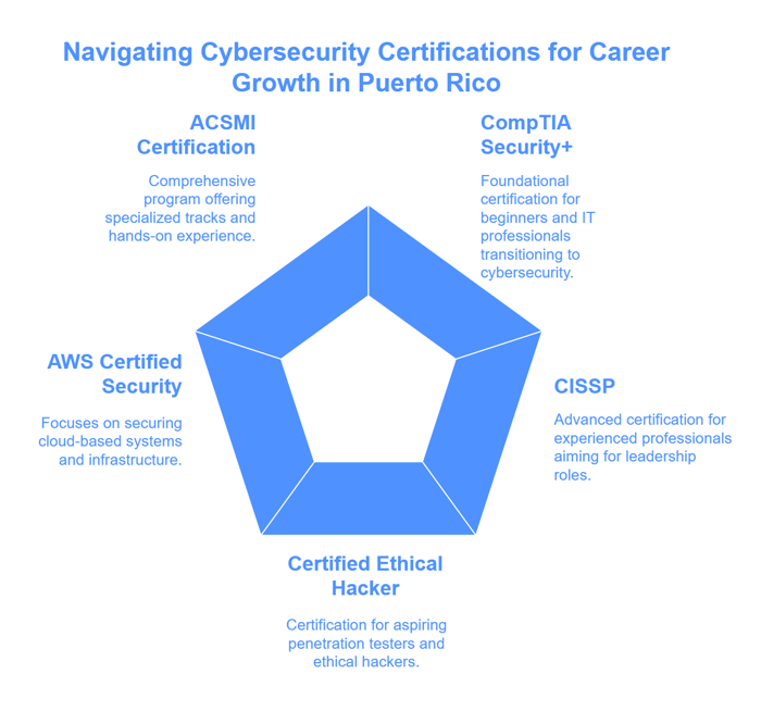Top Cybersecurity Certifications in Puerto Rico