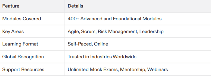 agile project management certification google