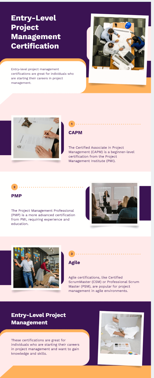 What is an Entry-Level Project Management Certification?
