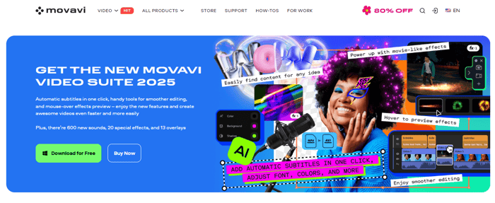 Movavi - AI Automated Video Editing