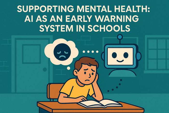 Supporting Mental Health: AI as an Early Warning System in Schools