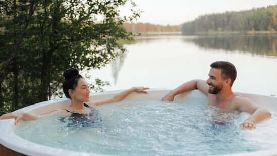 A Hot Tub Is Part Of A Hot Water Hydrotherapy Circuit